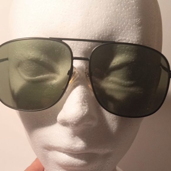 Vintage 80-90s Serengeti Oversized Unisex Aviator Sunglasses with Glass Lenses - Picture 7 of 7